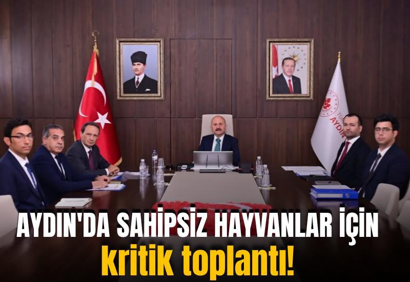 Aydın'da sahipsiz hayvanlar için kritik toplantı!