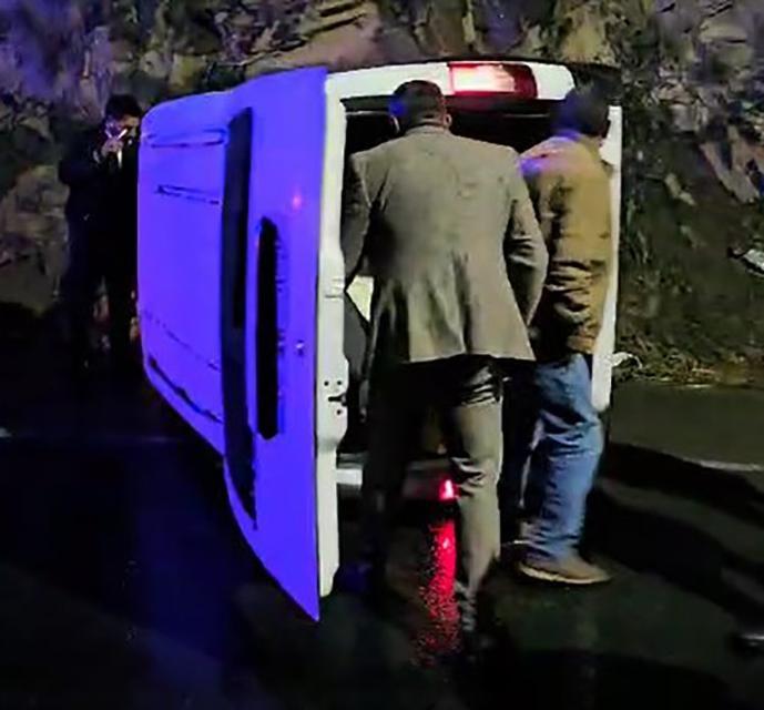 Tünel girişinde kaza: 1 yaralı