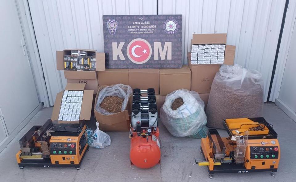 Aydın'da kaçak tütün operasyonu