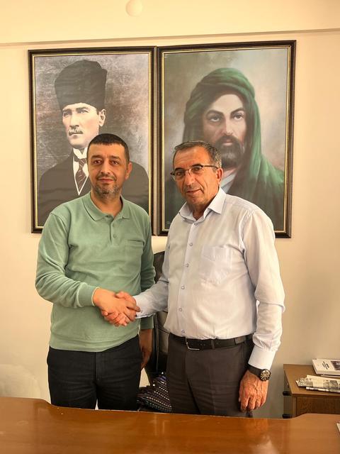 DEVA İlçe  Başkanı Ramazan Alp-Söke AKD  Başkanı Şevk Kaya