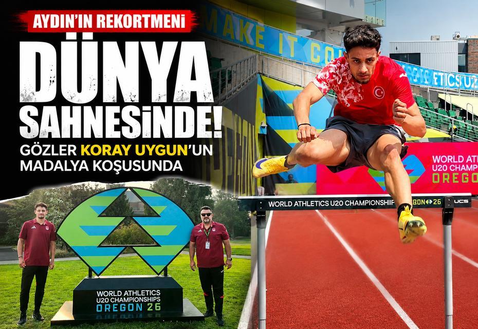 Aydın'ın rekortmeni dünya sahnesinde
