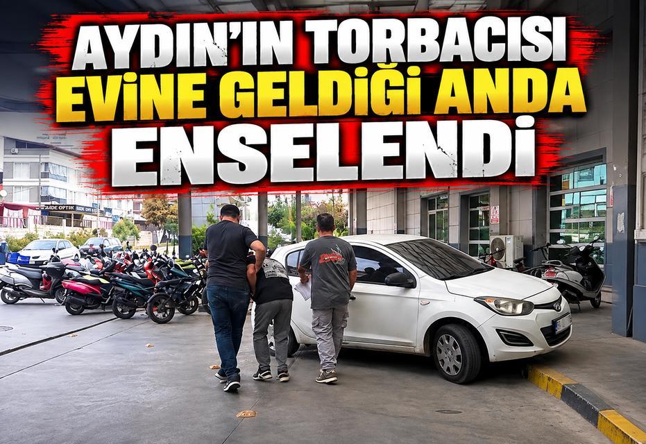 Aydın'ın torbacısı evine geldiği anda enselendi