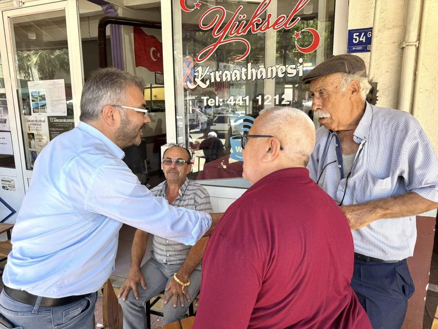 Özmen Karacasu’da vatandaşlarla ve teşkilatla bir araya geldi