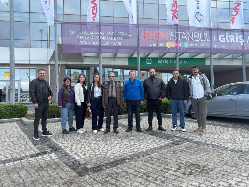 AYTO Üyeleri Sign İstanbul Fuarında sektörün yeniliklerini inceledi