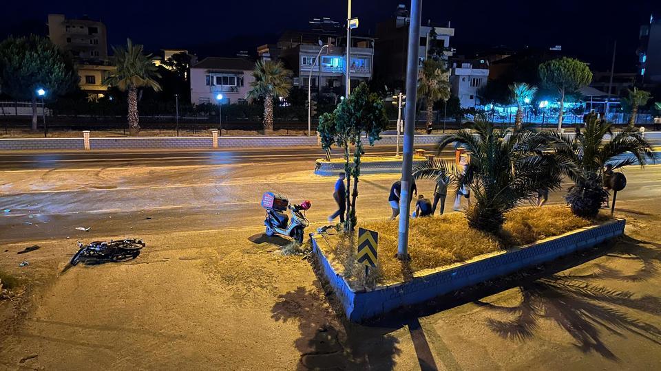 İncirliova'da trafik kazası: Sürücü yola savruldu