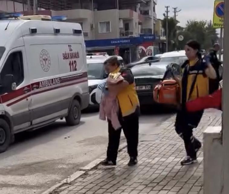 Camii avlusunda bebek bulundu