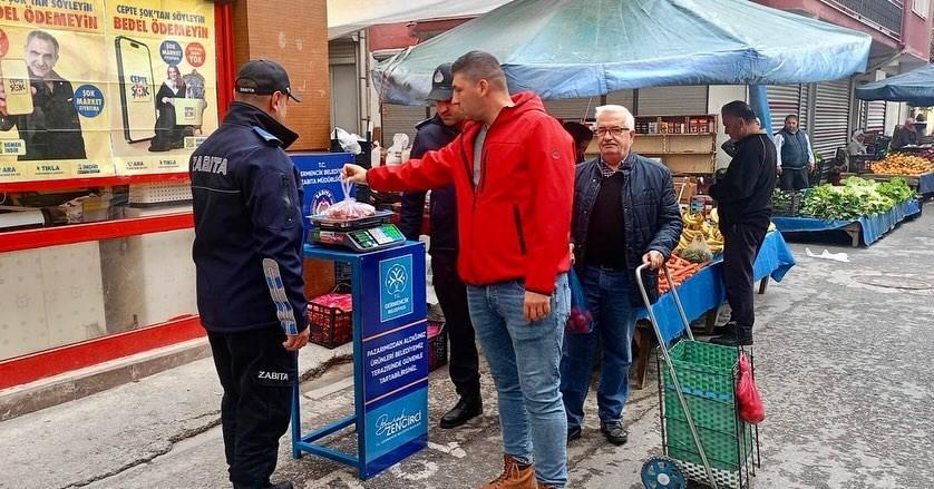 GERMENCİK'TE PAZAR YERLERİNDE TARTI UYGULAMASI BAŞLADI