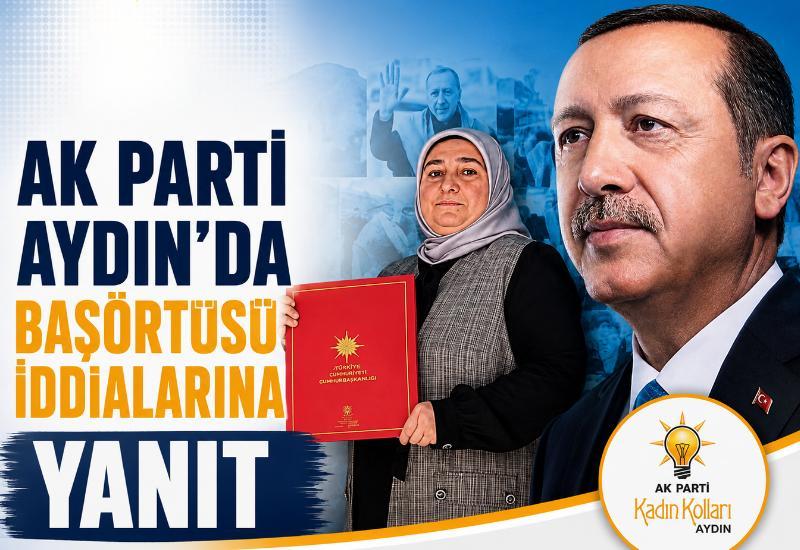 AK Parti Aydın’da başörtüsü iddialarına yanıt