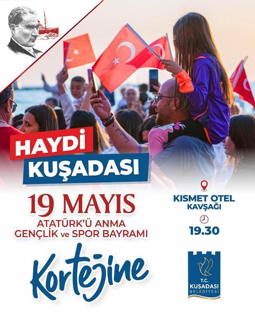 19 Mayıs Kuşadası’nda coşkuyla kutlanacak