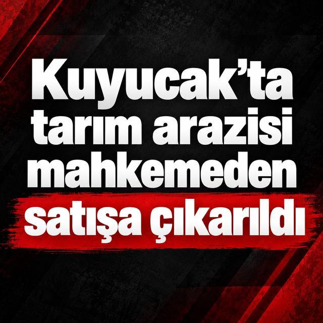 Kuyucak’ta tarım arazisi mahkemeden satışa çıkarıldı