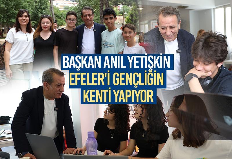 Başkan Anıl Yetişkin Efeler'i gençliğin kenti yapıyor