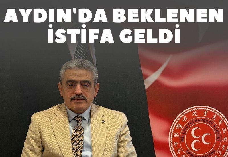 Aydın'da beklenen istifa geldi