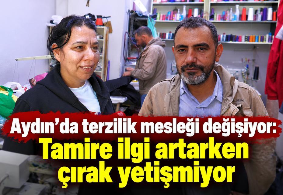 Aydın'da terzilik mesleği değişiyor: Tamire ilgi artarken çırak yetişmiyor