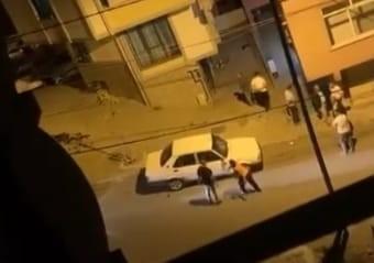 Silahlı kavga vatandaş kamerasında