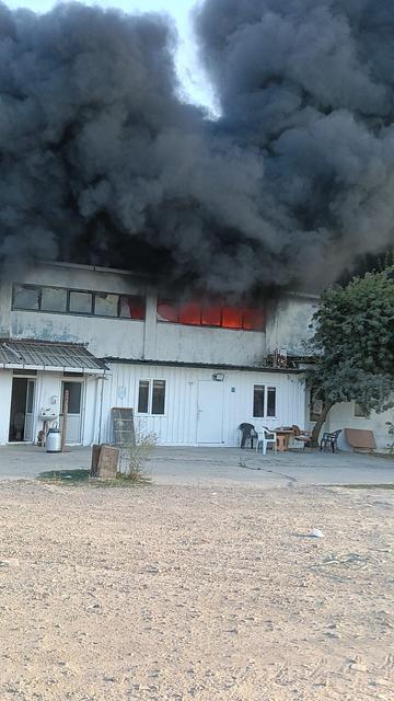 Sanayi Sitesi’nde korkutan yangın