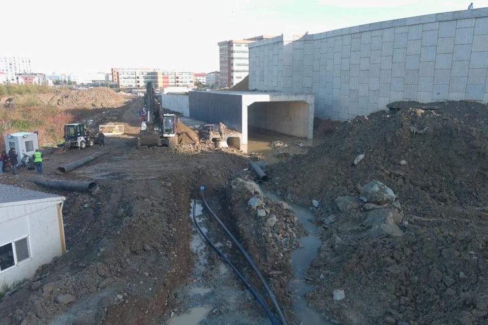 Şehir hastanesinin altyapı çalışmaları tamamlandı