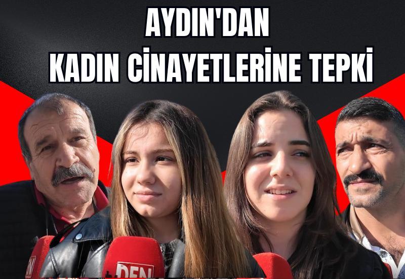 Aydın'dan kadın cinayetlerine tepki