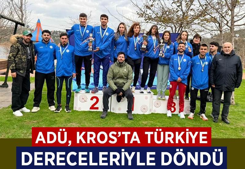 ADÜ Kros’ta Türkiye dereceleriyle döndü