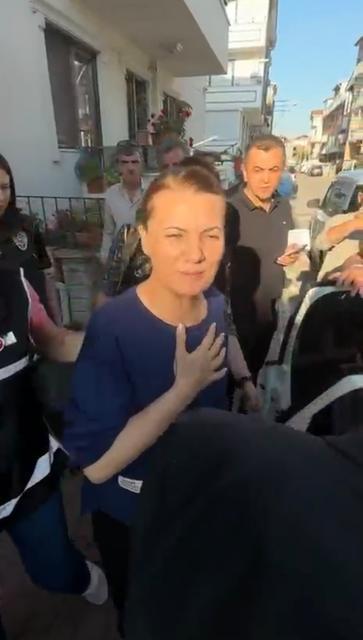 BAŞKAN FATMA KAPLAN HÜRRİYET'İN, POLİS ARACINA BİNDİĞİ ANLARIN GÖRÜNTÜSÜ ORTAYA ÇIKTI