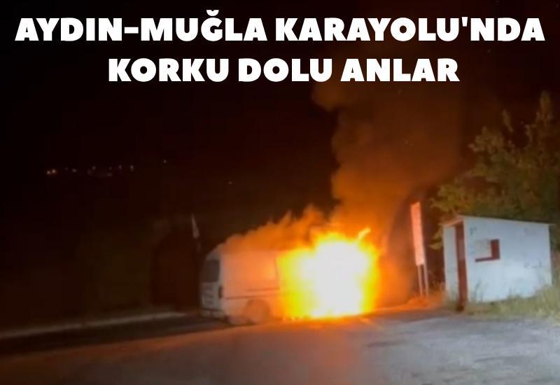 Aydın-Muğla Karayolu'nda korku dolu anlar