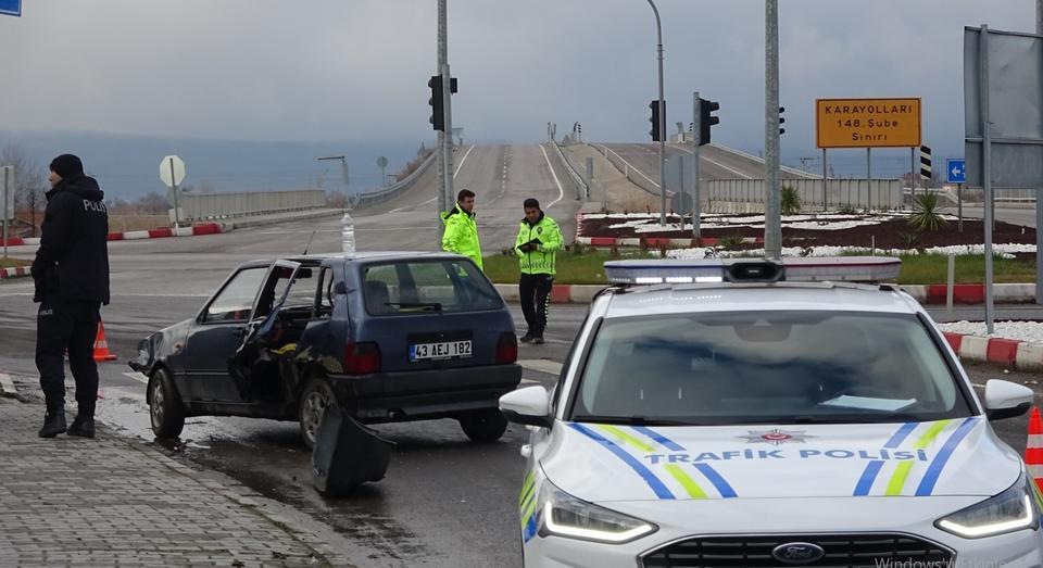Trafik kazası: 1 yaralı