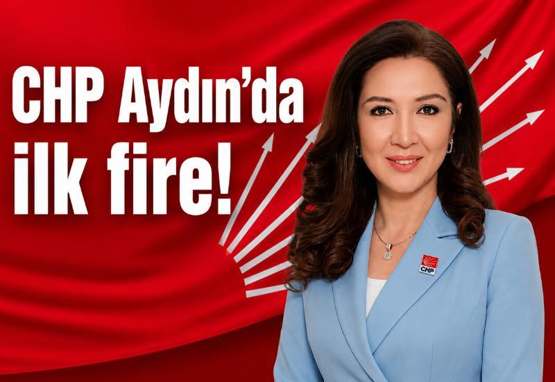 CHP Aydın'da ilk fire!