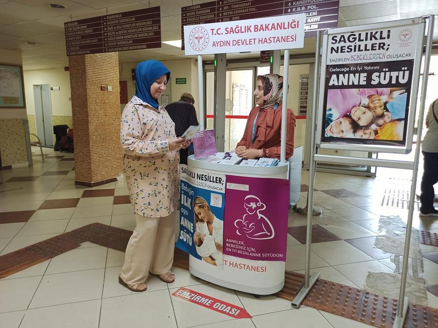 AYDIN DEVLET HASTANESİ'NDE DÜNYA EMZİRME HAFTASI ETKİNLİĞİ