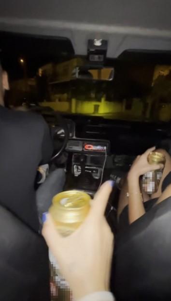 Gençlerin tehlikeli eğlencesi kamerada