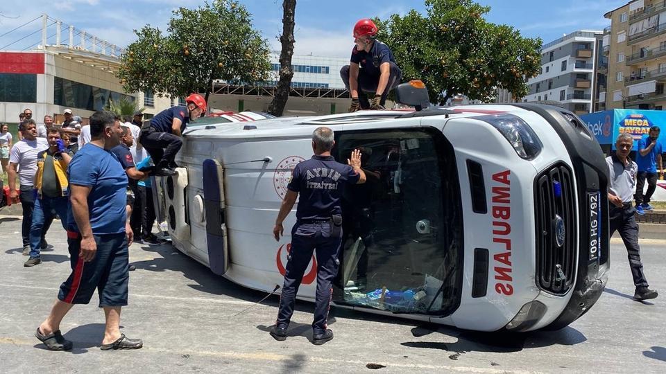 DEVRİLEN AMBULANSTAKİ HASTA HAYATINI KAYBETTİ