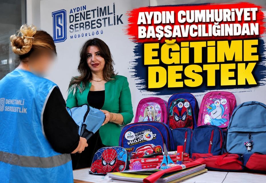 Aydın Cumhuriyet Başsavcılığından eğitime destek