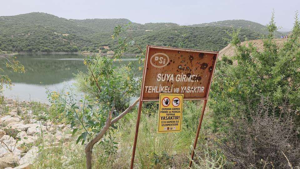 TİRE'DE 72 YAŞINDAKİ ADAM SULAMA GÖLETİNDE BOĞULDU
