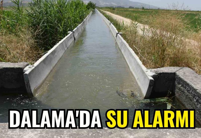 Dalama'da su alarmı