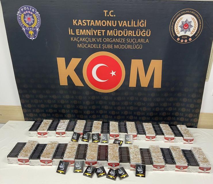 KASTAMONU'DA 10 BİN ADET DOLDURULMUŞ MAKARON ELE GEÇİRİLDİ