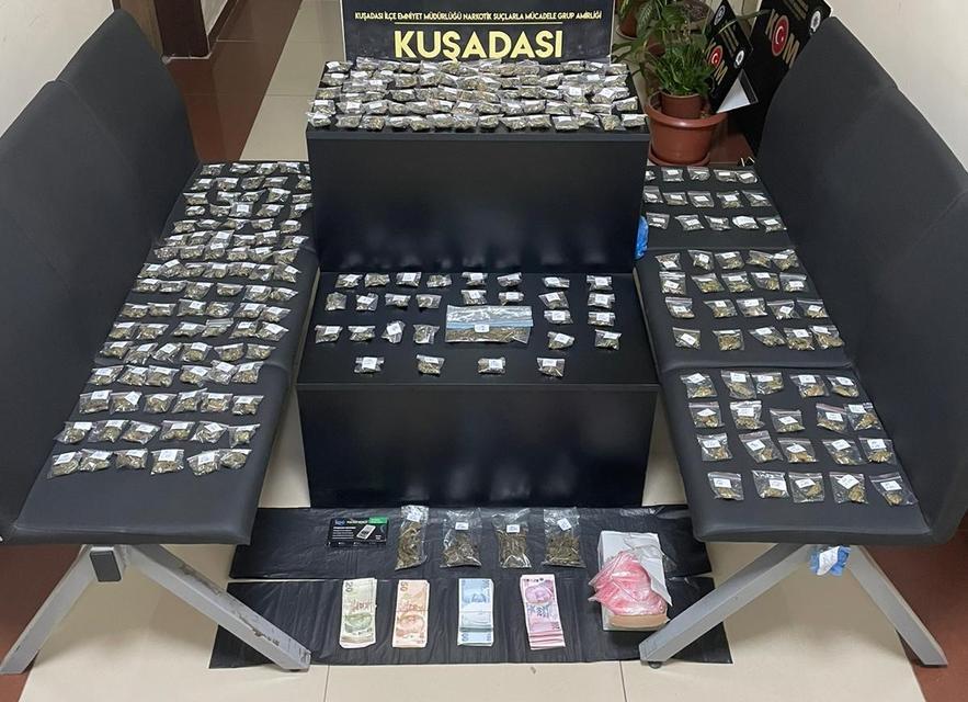 KUŞADASI'NDA UYUŞTURUCU OPERASYONU: 1 GÖZALTI