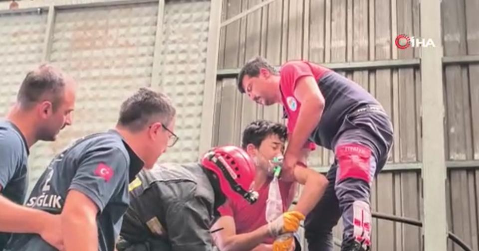 Fabrikada dehşet, plastik kırım makinesinde kaza