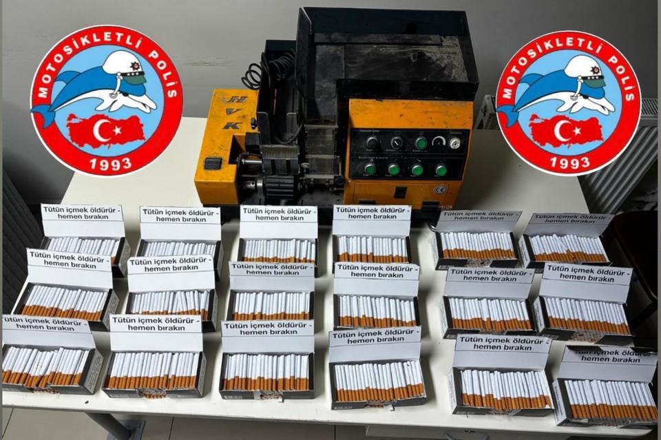 Aydın’da 3 bin 600 dolu makaron ele geçirildi