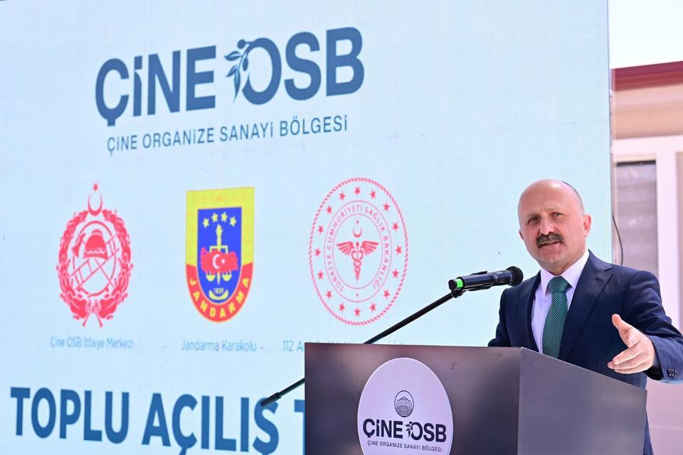 Çine OSB’de dev adım! 3 kritik tesis aynı anda hizmete açıldı