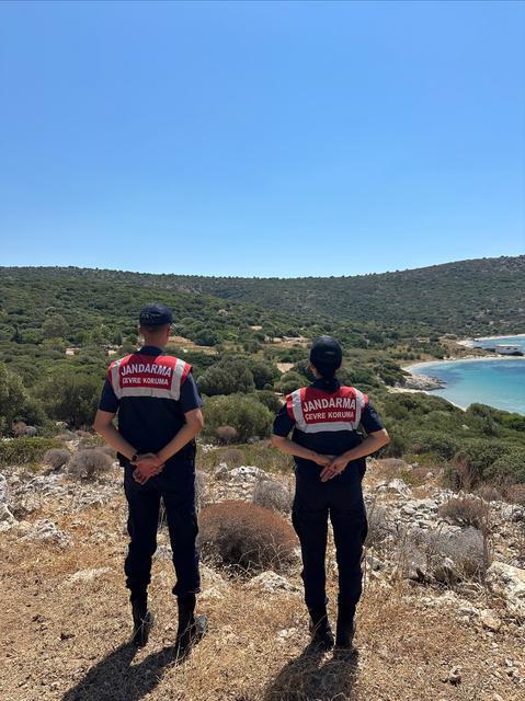 Aydın jandarmasından doğa kontrolü