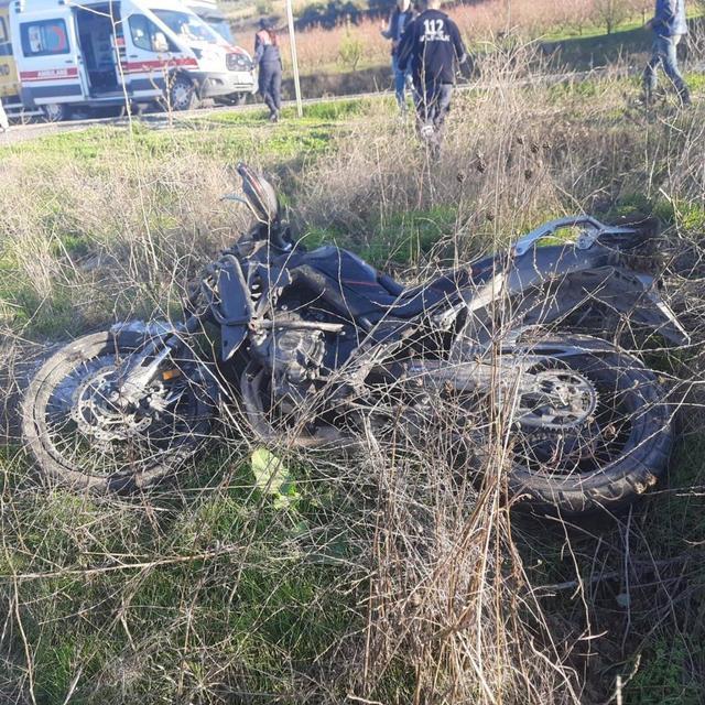 Motosiklet kazası: 1 kişi hayatını kaybetti