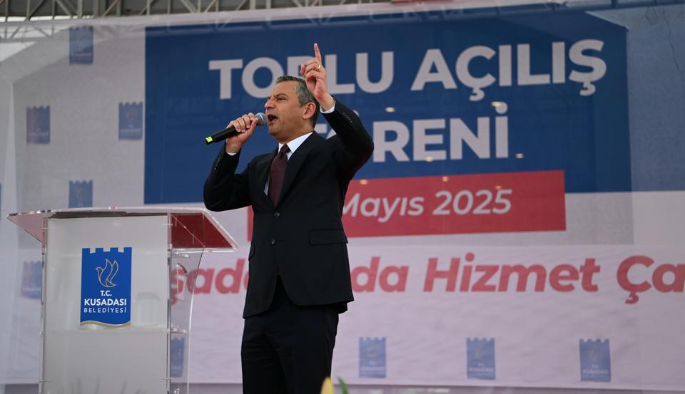 CHP GENEL BAŞKANI ÖZEL, BAŞKAN GÜNEL'İN PROJELERİNİ ÖVDÜ
