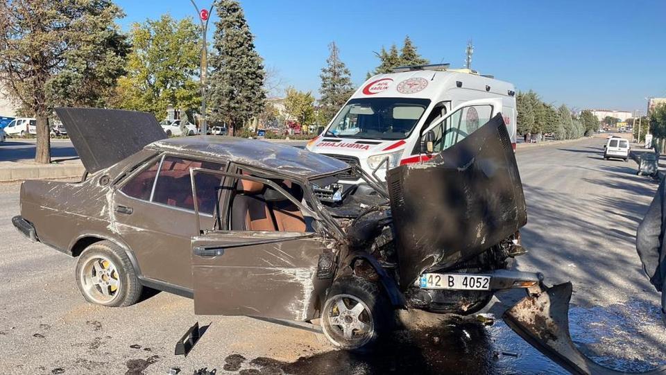 Takla atan Tofaş hurdaya döndü: Sürücü ölümle burun buruna geldi