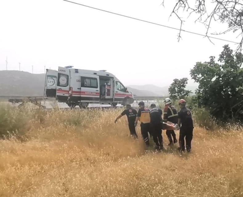 DİDİM'DE ARAÇ TAKLA ATTI: 1 YARALI