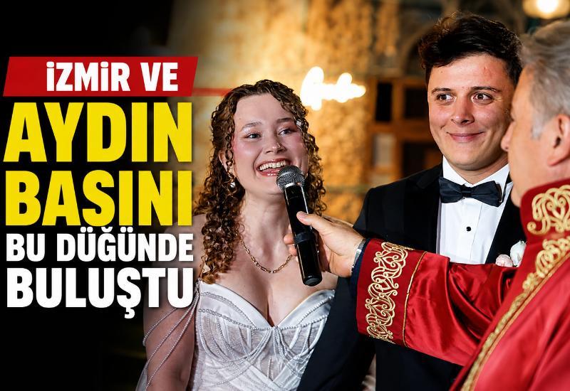 İzmir ve Aydın basını bu düğünde buluştu