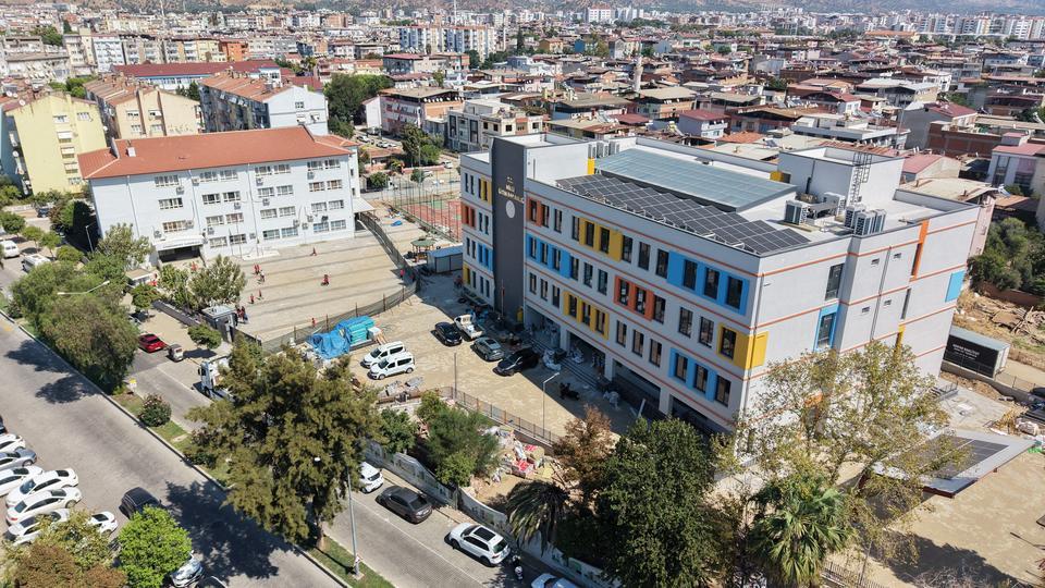 Nazilli'nin ilk teknolojik okulu açılış için gün sayıyor