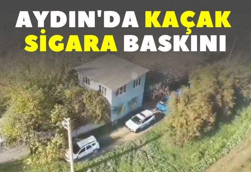 Aydın'da kaçak sigara baskını