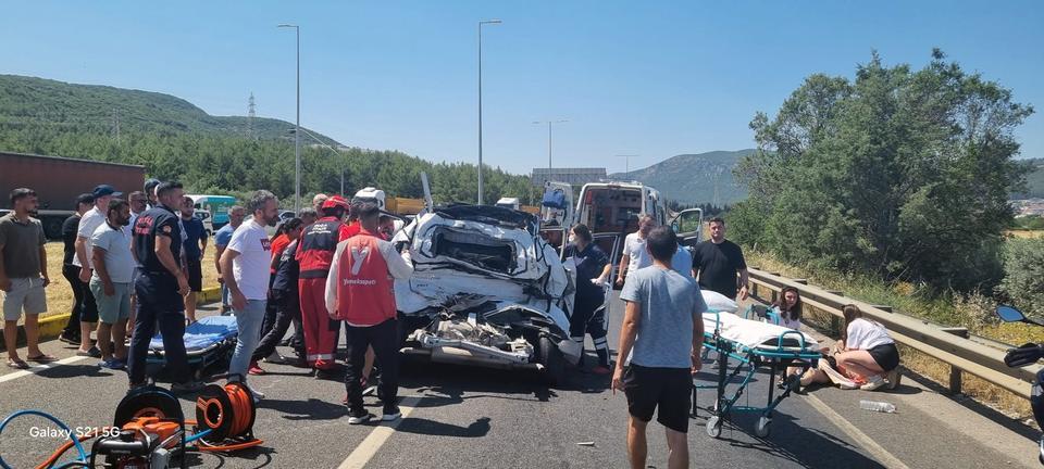 Muğla'da kaza: 2'si ağır 4 yaralı