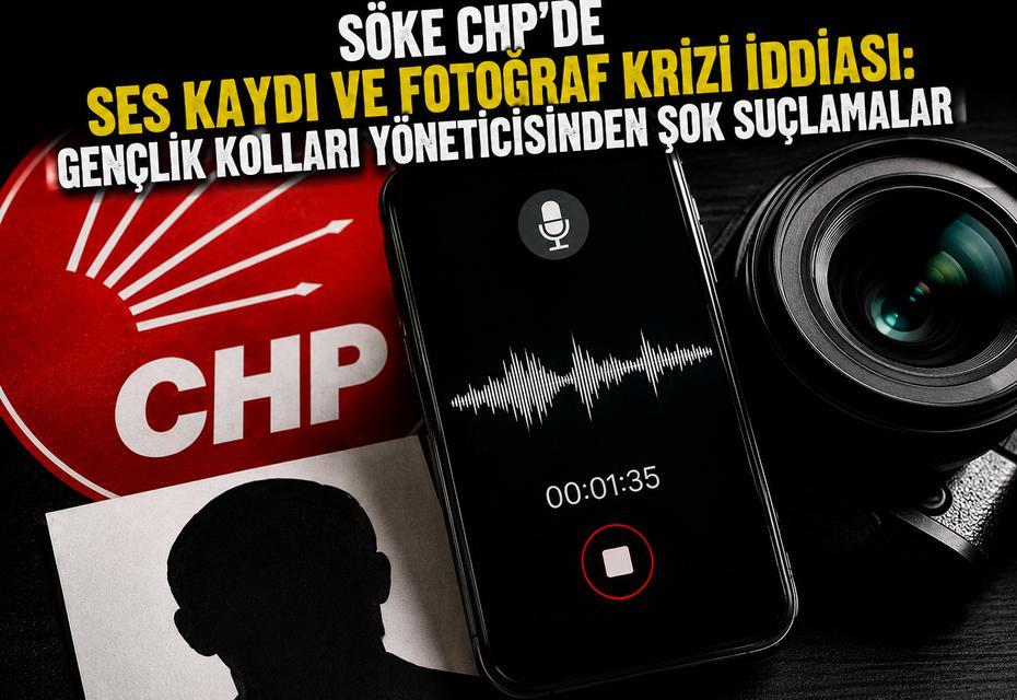 Söke CHP'de ses kaydı ve fotoğraf krizi iddiası