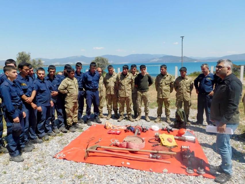 Aydın'da askeri personele orman yangını eğitimi