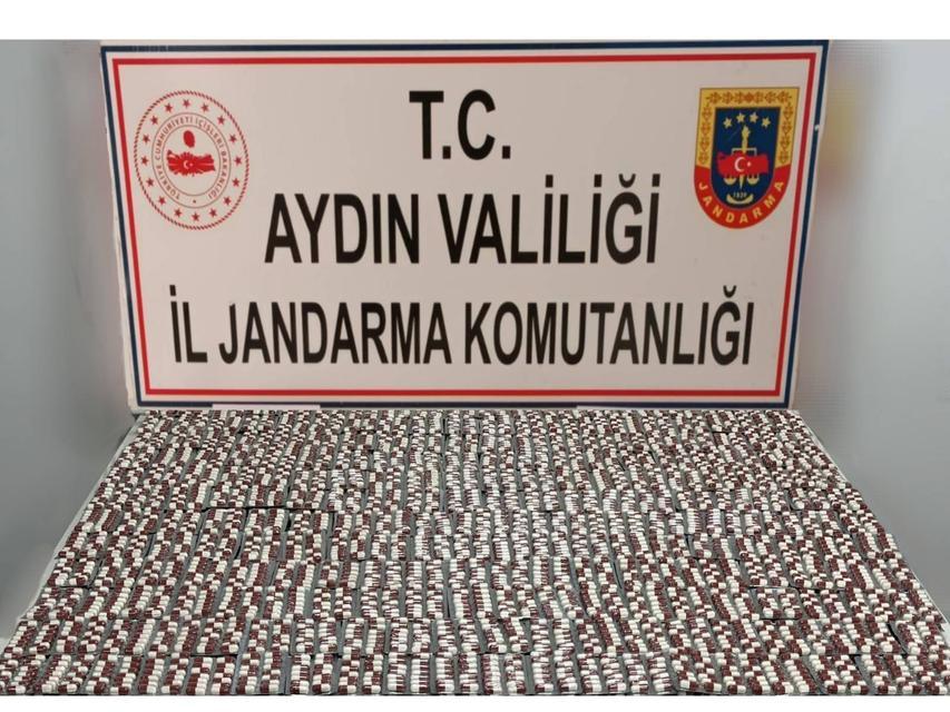 Aydın'da 2 bin 340 sentetik hap ele geçirildi