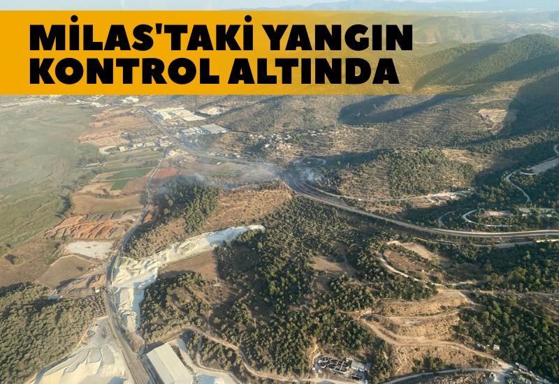 Milas'taki yangın kontrol altında
